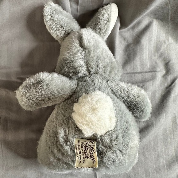Vtg WESTCLIFF COLLECTION Gray Bunny Rabbit Plush EUC - Picture 11 of 12